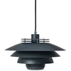 Image de Dyberg Larsen Ejka - Hanglamp - Staal 38 x 20 cm Donkergrijs
