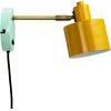 Image de Dyberg Larsen Wandlamp curry/turquoise metaal H11,5 cm D11,5 cm Ocean
