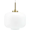 Image de Dyberg Larsen Hanglamp Arp 25 X 32 Cm E27 Opaal 25w Wit/goud