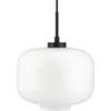 Image de Dyberg Larsen Hanglamp Arp 25 X 32 Cm E27 Opaal 25w Wit/zwart