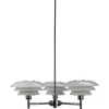 Image de Dyberg Larsen Kroonluchter Dl20 G9 33w 50 Cm Staal/glas Zilver