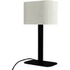 Image de Calix tafellamp met ovale stoffen kap