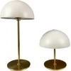 Image de Dyberg Larsen ALONG LED mini tafellamp beige/messing   set van 3