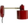Image de Dyberg Larsen Wandlamp donkerrood/messing metaal H11,5 cm D11,5 cm Ocean