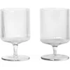 Image de FERM LIVING - RIPPLE WIJNGLAS (WINE GLASSES) - SET VAN 2