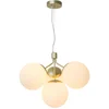 Image de Nordlux Ivona-hanglamp-4xE27-opaal glas/messing