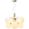 Image de Nordlux Ivona-hanglamp-6xE27-opaal glas/messing