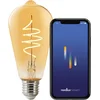Image de Nordlux ST64-lichtbron-smart-filament-E27-gold-deco spiral-2200K
