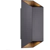 Image de Nordlux Nico square 22-wandlamp-2xGU10-zwart
