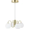 Image de Nordlux Franca-hanglamp-4xE14-opaal glas/messing