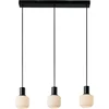 Image de Nordlux Milford mini-hanglamp-rail-3x E14-opaal glas/zwart