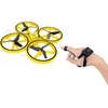 Image de Denver Mini Drone voor Kinderen en Volwassenen - 30m Bereik - Handbesturing -  LED Licht - DRO170 - Zwart/Geel