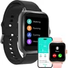 Image de Denver Smartwatch Dames & Heren - Android & iOS - Volledige Belfunctie - Sporthorloge - Hartslagmeter - Stappenteller - Slaapmonitor - Social Media Activiteit - SWC156 - Zwart
