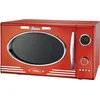 Image de Melissa Vrijstaande Solo-Magnetron met Grill - 23 liter - 800W - Retro - 16330129 - Rood