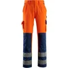 Image de Mascot Safe Compete Broek met kniezakken 07179-860 - hi-vis oranje/marine - C48 - 82