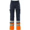 Image de Mascot Safe Compete Broek met kniezakken 12379-430 - marine/hi-vis oranje - C50 - 76