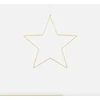Image de Sirius Liva Kerstster - Kerst - Ster - Lichtdecoratie figuur - Transparant, goud - 80 LED lampjes - Ø70 cm