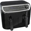 Image de Gastronoma Dubbele Heteluchtfriteuse XL - 9L - 2 manden - 2400W Airfryer - 18290003 - Zwart