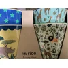 Image de Rice melamine drinkbekerset kinderen, Funky Prints, medium, 6 stuks ( blauw)