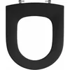 Image de Pressalit Objecta d closetzitting polygiene zonder deksel zwart
