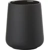 Image de Zone Denmark Nova One Tandenborstelbeker - Beker voor Tandenborstels - Tandenborstelhouder - Toilet & Badkamer Accessoires - 10 x 8 cm - Zwart