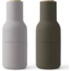 Image de Audo Copenhagen Bottle Grinder Peper- En Zoutmolen Hunting Green/Beige Walnoot