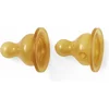 Image de Standard Neck Baby Glass Bottle Nipples Two-Pack Medium Flow