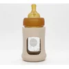 Image de Wide Neck Baby Glass Bottle with Sleeve 150ml/5oz Single-Pack (Sand)
