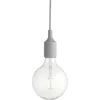 Image de Muuto E27 hanglamp - LED - Licht grijs