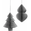Image de Broste Copenhagen kersthangers zilver