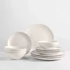 Image de Broste Copenhagen Serviesset Nordic Vanilla 12-delig / 4 personen - 4 dinerborden, 4 ontbijtborden en 4 kommen