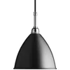 Image de Gubi Bestlite BL9 hanglamp S zwart/chroom