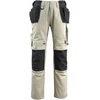 Image de Mascot Unique Broek met spijkerzakken 14031-203 - lichtkhaki/zwart - C60 - 90