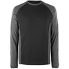 Image de Mascot Unique T-shirt, met lange mouwen 50568-959 - zwart/donkerantraciet - 3XL
