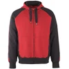 Image de Mascot Unique Capuchontrui met rits 50566-963 - Rood/Zwart - 4XL