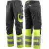 Image de Mascot Safe Supreme Broek met kniezakken 15679-860 - Zwart/hi-vis geel - C58 - 82