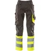 Image de Mascot Safe Supreme Broek met kniezakken 15679-860 - donkerantraciet/hi-vis geel - C54 - 76