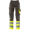 Image de Mascot Safe Supreme Broek met kniezakken 15679-860 - donkerantraciet/hi-vis geel - C58 - 76