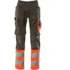 Image de Mascot Safe Supreme Broek met kniezakken 15679-860 - donkerantraciet/hi-vis rood - C50 - 82