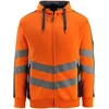 Image de Mascot Safe Supreme Capuchontrui met rits 50138-932 - hi-vis oranje/donkermarine - 3XL