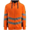 Image de Mascot Safe Supreme Capuchontrui met rits 50138-932 - hi-vis oranje/donkermarine - XL