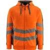 Image de Mascot Safe Supreme Capuchontrui met rits 50138-932 - hi-vis oranje/donkerantraciet - M