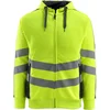 Image de Mascot Safe Supreme Capuchontrui met rits 50138-932 - Hi-Vis geel/zwart - L