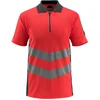 Image de Mascot Safe Supreme Poloshirt 50130-933 - hi-vis rood/donkerantraciet - 4XL