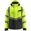 Image de Mascot Hastings Winterjas - Hi-Vis Geel/Zwart - Maat M, Waterdicht & Gevoerd
