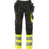 Image de Mascot Safe Supreme Broek met spijkerzakken 17531-860 - Zwart/hi-vis geel - C50 - 90