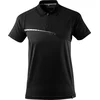 Image de Mascot Advanced Poloshirt met borstzak 17283-945 - Zwart - 4XL