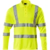 Image de Mascot Safe Classic Poloshirt, met lange mouwen 18283-995 - Hi-Vis geel - XL