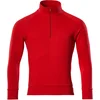 Image de Mascot Crossover Sweatshirt met korte rits 50611-971 - signaalrood - S