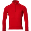 Image de Mascot Crossover Sweatshirt met korte rits 50611-971 - signaalrood - XL
